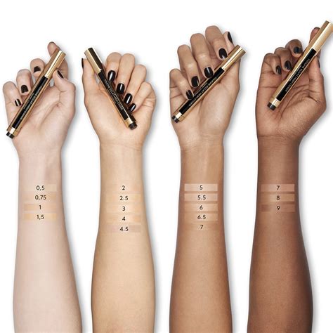 ysl touche éclat high cover concealer shades|touche eclat original shade.